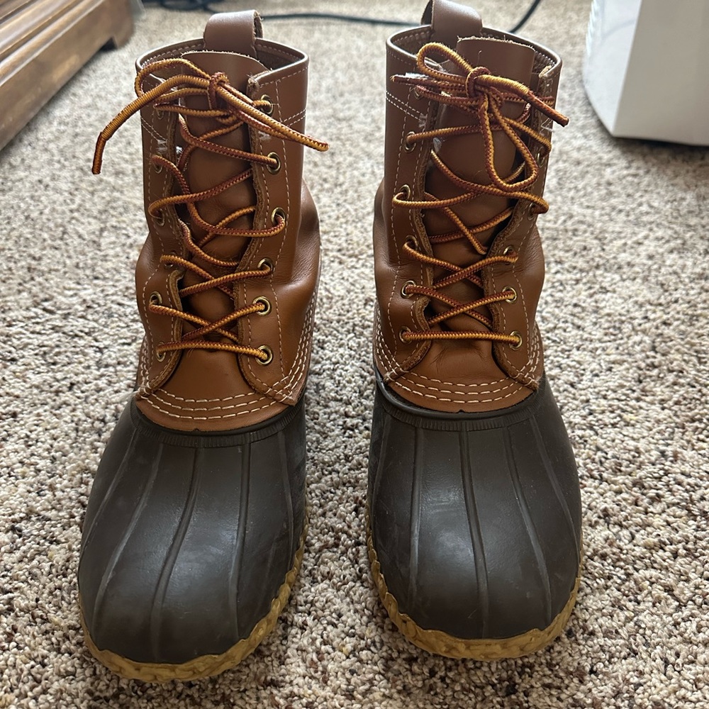 L.L. Bean Boots. 8” unlined. Size 11 women.